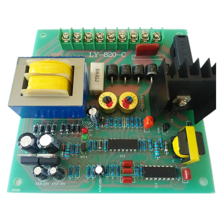 220V PWM DC Motor Speed Control Drive Board Permanent Magnet Excitation Module LY820 Overload Protection