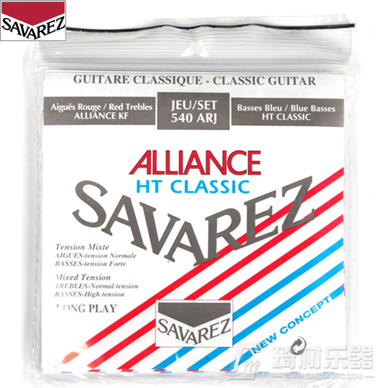 Savarez Alliance / Classic Normal/High Tension Classical Guitar Strings Full Set 540ARJ