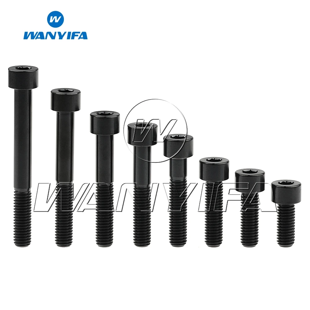 Wanyifa Titanium Bolts M8x 15 20 25 30 35 40 45 50 60 70mm Allen Key Socket Head Screw for Bicycle Motorcycle Car