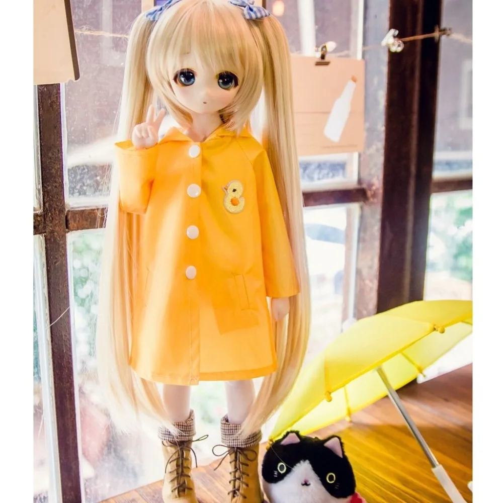 [wamami] Fashion Waterproof Little Duck Yellow Transparent And Raincoat Tight 1/4 MSD 1/3 1/6 SD DZ AOD BJD Dollfie