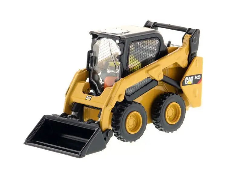 

Литая под давлением игрушечная модель DM 1:50 Caterpillar Cat 259D, компактный мини-погрузчик, инженерное оборудование 85525 для подарка, сборки, украшения