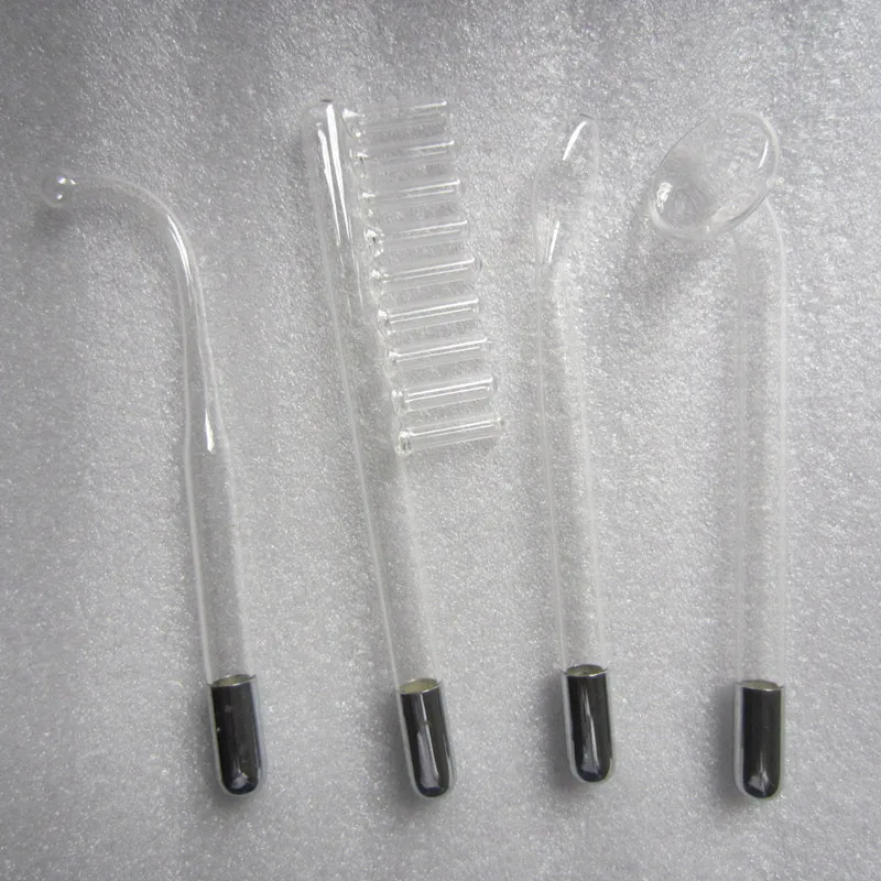 4pcs/set High Frequency Glasses Tubes Parts for High Frequency Acne Spot Removal