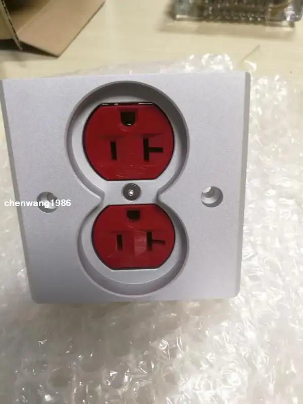 15mm aluminum panel EMI shield USA socket for high quality video installation