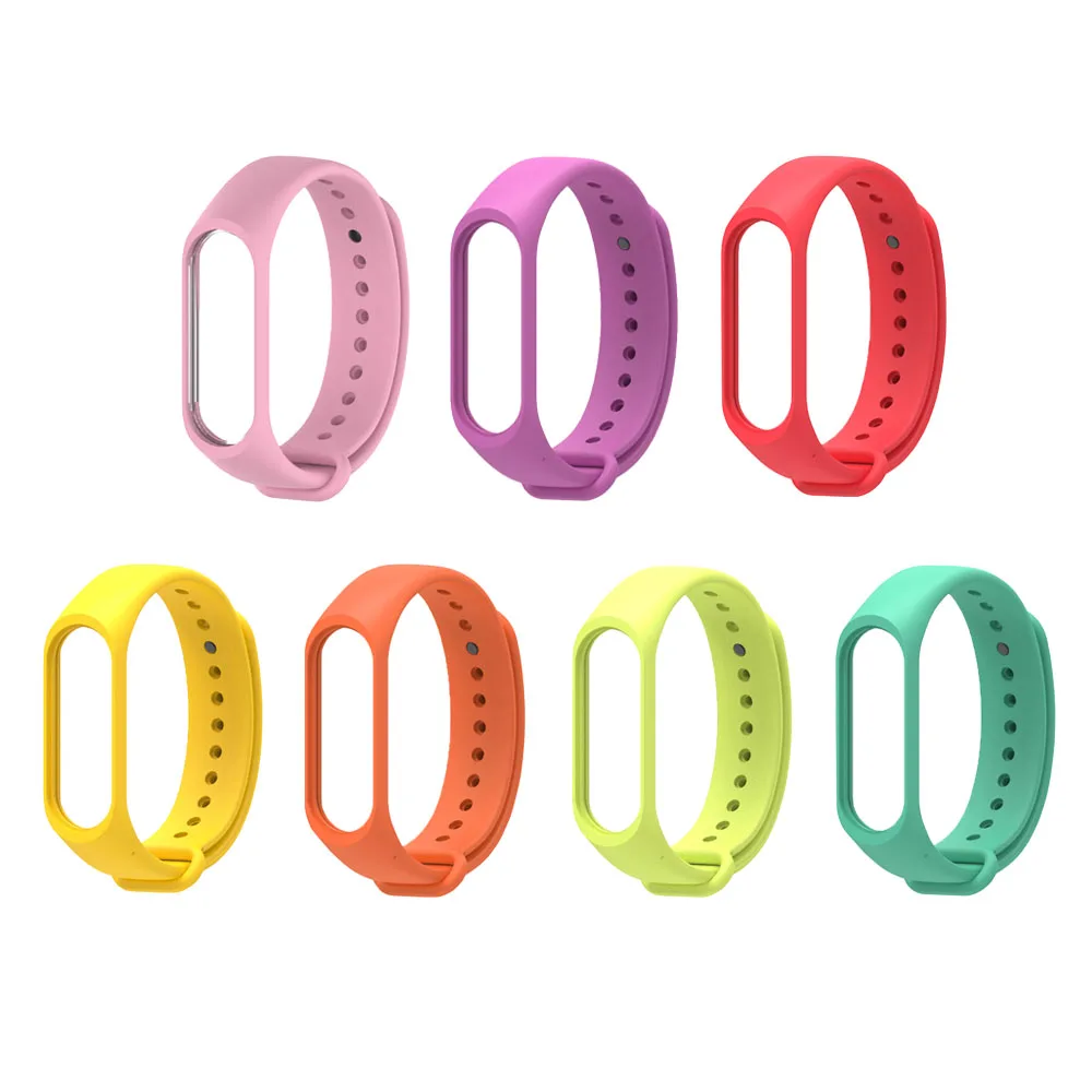 For Xiaomi Mi Band 4 3 Strap for Smart Watches Silicone Wrist Correa Miband 4 Bracelet Colorful Wristband Xiomi Opaska My Bend 3