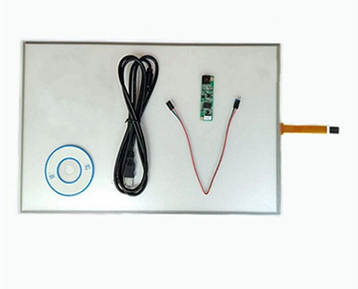 New 6.5 inch 143mm*117mm 4 Wire Resistive Touch Screen USB Controller for G065VN01 digitizer panel Glass 143*117