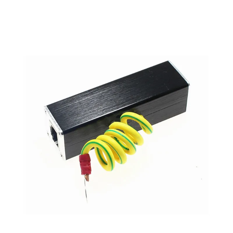 Network RJ45 Surge Protector Protection device Lightning Arrester SPD for 100M Ethernet Network