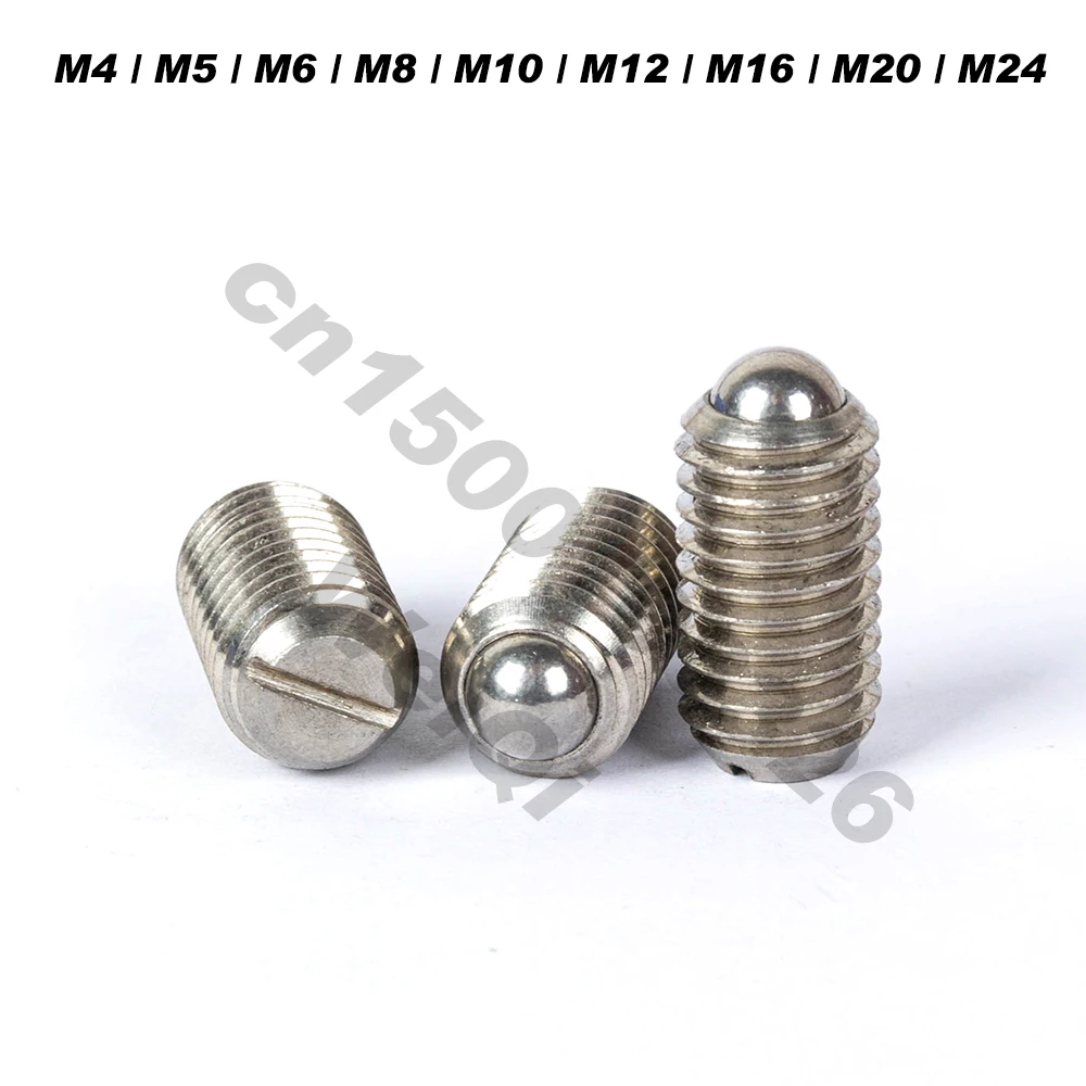 Bal Plunjers, Lente Vlekken, 304 Roestvrij Staal, Lock Lente Schroef, Slot, m4 M5 M6 M8 M10 M12 M24