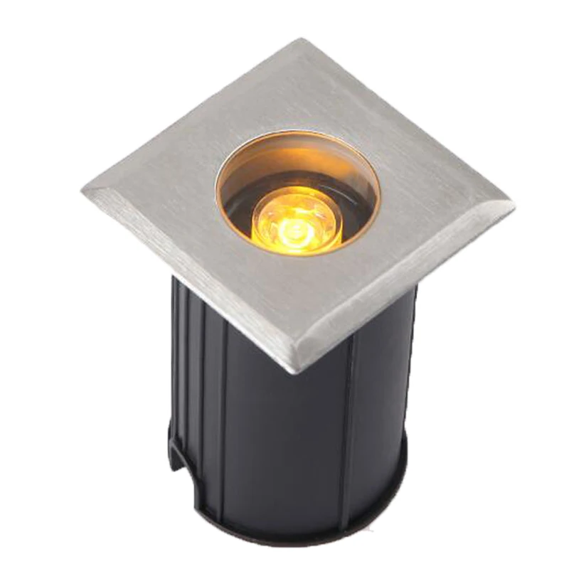 

LED Underground Light 3W Square Floor Lamp Outdoor Ground Spot Landscape Garden Square Path Buried Yard 85-265V DC12V IP68