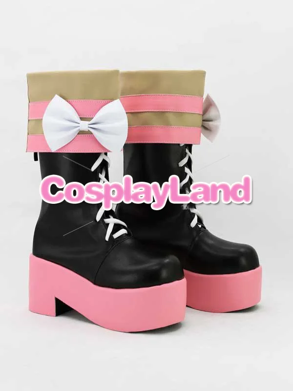 Dangan Ronpa Kotoko Utsugi Cosplay Shoes Boots For Adult Women's Halloween Party Cosplay Boots Custom Made