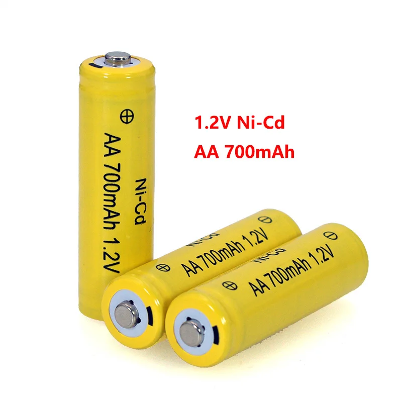 4PCS NI-CD AA Batteries 1.2v Rechargeable nicd Battery 1.2V Ni-Cd aa For Electric remote Control car Toy RC ues