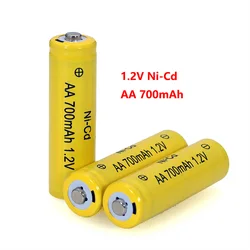 4PCS NI-CD AA Batteries 1.2v Rechargeable nicd Battery 1.2V Ni-Cd aa For Electric remote Control car Toy RC ues