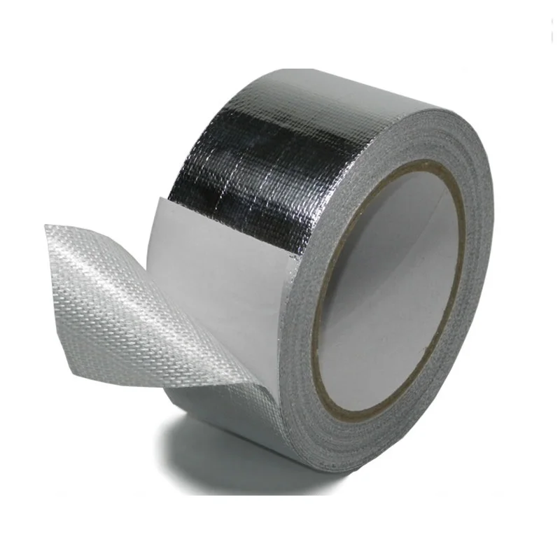 

Glass fiber cloth aluminum foil tape 20m * 0.15mm high temperature tape Anti-aging seal waterproof Mask signal Insulation