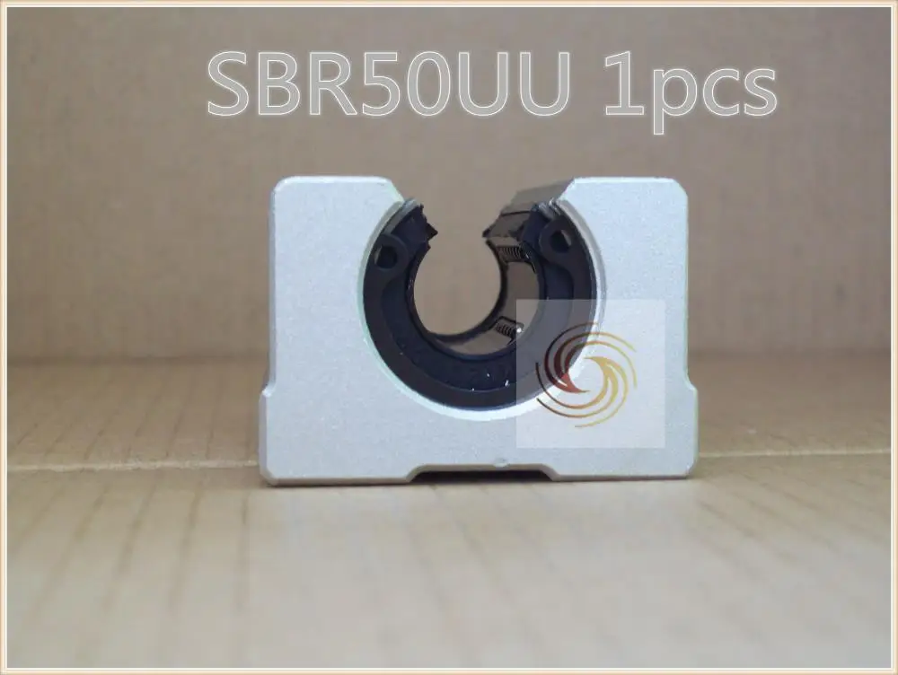 

SBR50UU aluminum block 50mm Linear motion ball bearing slide match use SBR50 linear guide rail 1pcs