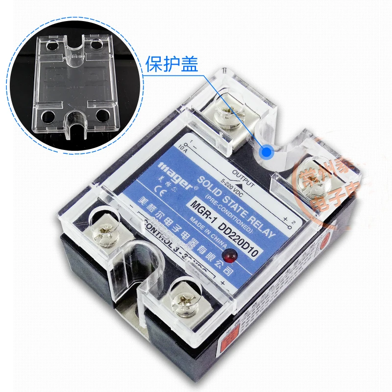 Free shipping 5pc Mager SSR 10A DC-DC Solid state relay Quality Goods MGR-1 DD220D10