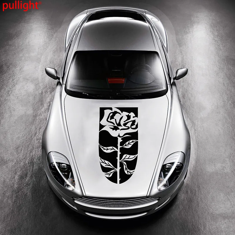 

BEAUTIFUL ROSE FLORAL DESIGN HOOD CAR VINYL STICKER DECALS ART MURALS