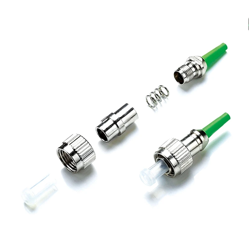 FC fiber connector 1000pcs with ferrule Fixed type APC SM MM black green 3.0 2.0 0.9mm Preassembled optical ftth accessory ELINK