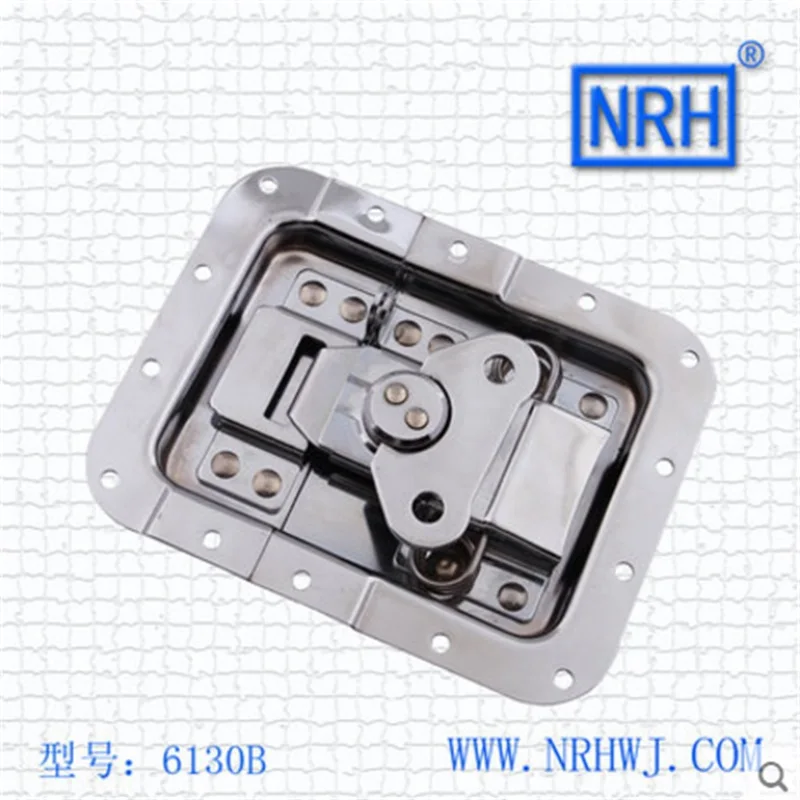 

NRH 6130B butterfly latch for musical cabinet Seismic Audio chrome plating recessed butterfly lock for Flight Utility Trunk