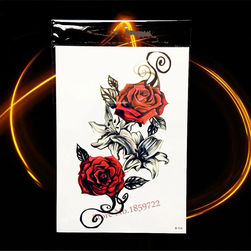 1PC Hot Waterproof Black Chains Designs Temporary Tattoo Men Body Art Arm Shoulder Chest Tatoo HHB-238 Metallic Tattoo Bracelets