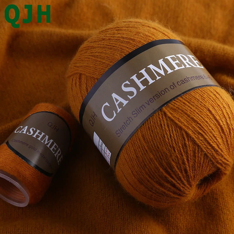 Best Quality 100% Mongolian Cashmere Hand-knitted Cashmere Yarn  Wool Cashmere Knitting Yarn Ball Scarf Wool Yarny Baby 50 grams