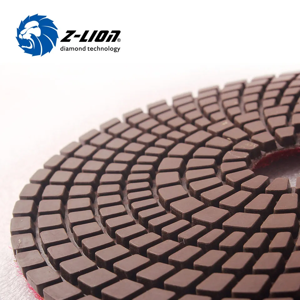 Z-Lion 1pcs Wet Diamond Abrasive Disc 5 Inch 125mm Granite Polishing Discs For Stone High Quality Marble Granito 500 Grit