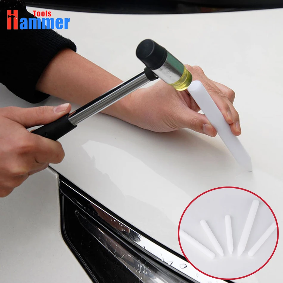 PDR King Tools car dent Dent Removal Auto Repair Tool Car Dent Repair Kit  Nylon Tap Pen 5 pcs/set