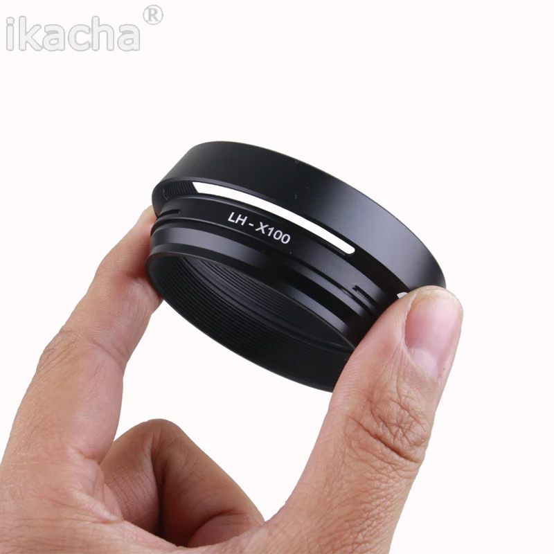 كاميرا عدسة معدنية هود برغي محول حلقة 49 مللي متر لفوجي فيلم X100 X100S X100T X100F يستبدل LH-X100