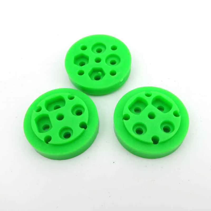 10pcs Disc wheel / eccentric / TT motor eccentric / porous model assembly /DIY toy accessories/technology model parts