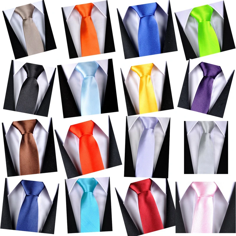 

New Brand Fashion Designer 30 Style Silk Ties for Men Solid Celebrity Pajaritas Gravata Slim Mens Neck Skinny Tie LD001