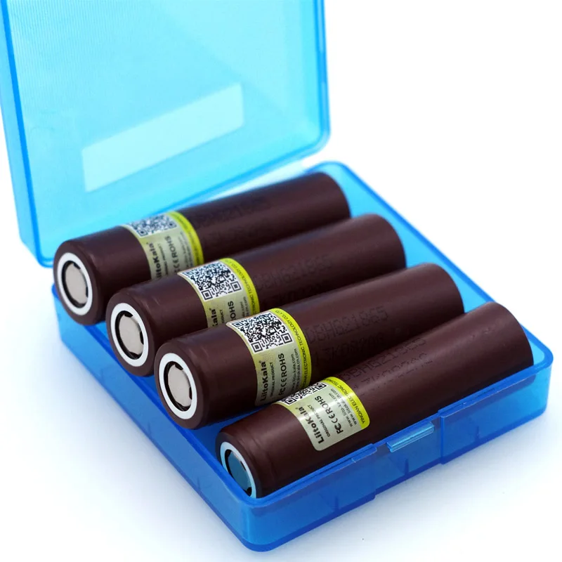 4 قطعة Liitokala جديد الأصلي HG2 18650 3000mAh بطارية 18650HG2 3.6V التفريغ 20A ، مخصصة الطاقة بطارية + تخزين مربع