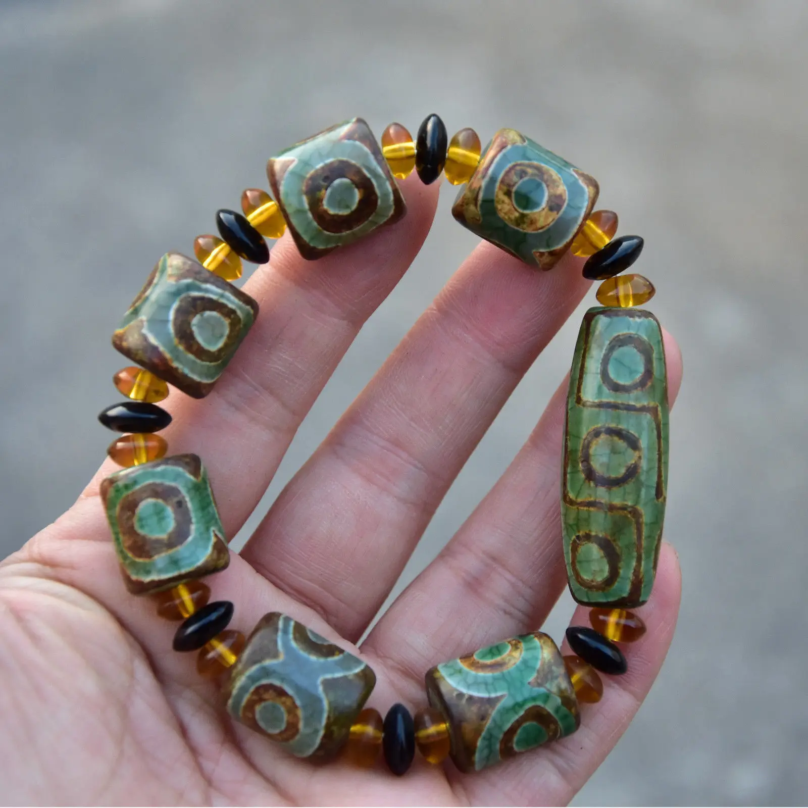 Old Tibetan Natural Agate 