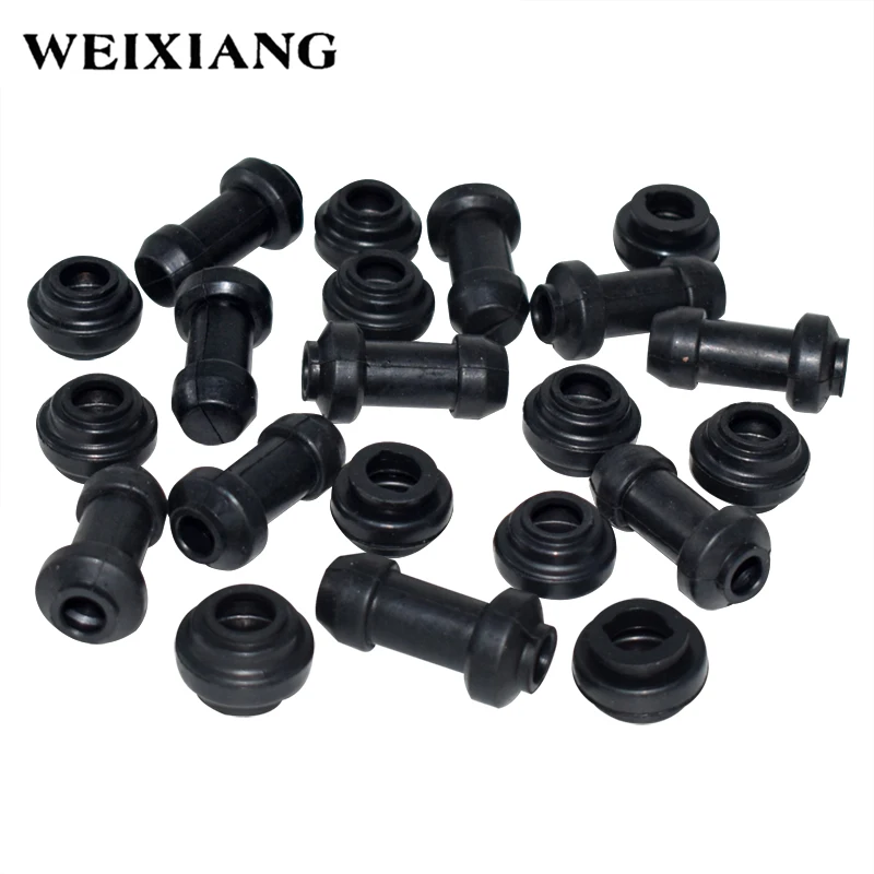 50x Universal Motorcycle Brake Accessories Stent Rubber Ring Disc Brakes Under The Pump Dust Cover Sets Of Dust Caps