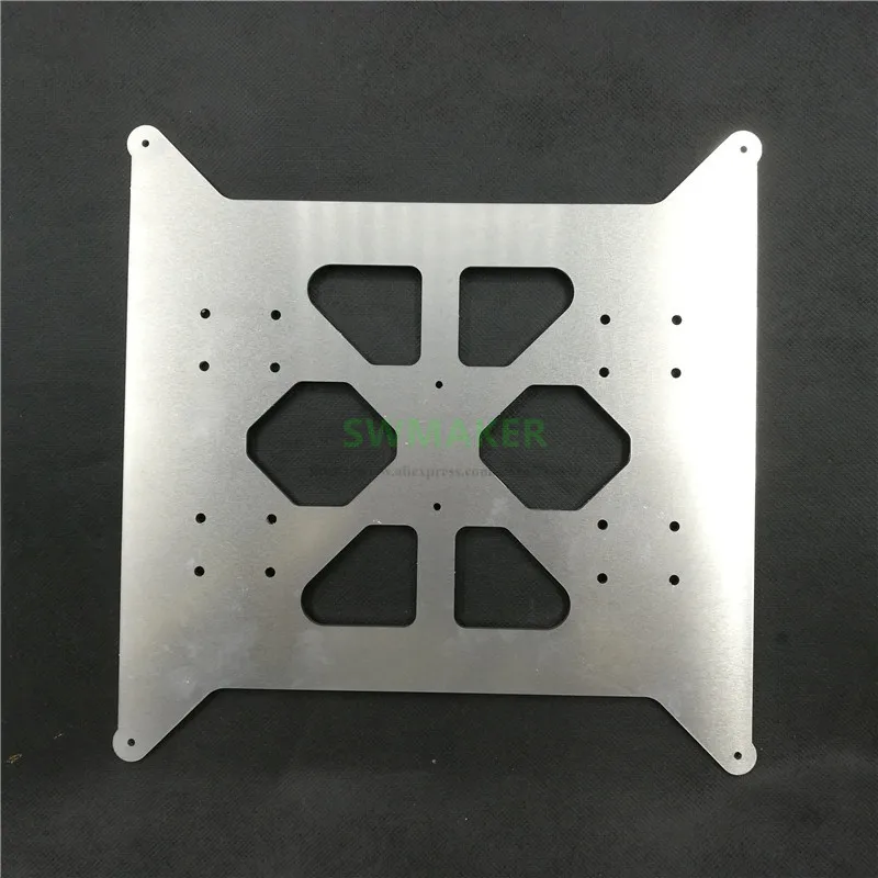 FLSUN I3 Plus Upgrade Aluminum Y Carriage Heated Bed Base Plate 3mm Thick 3D Printer Parts