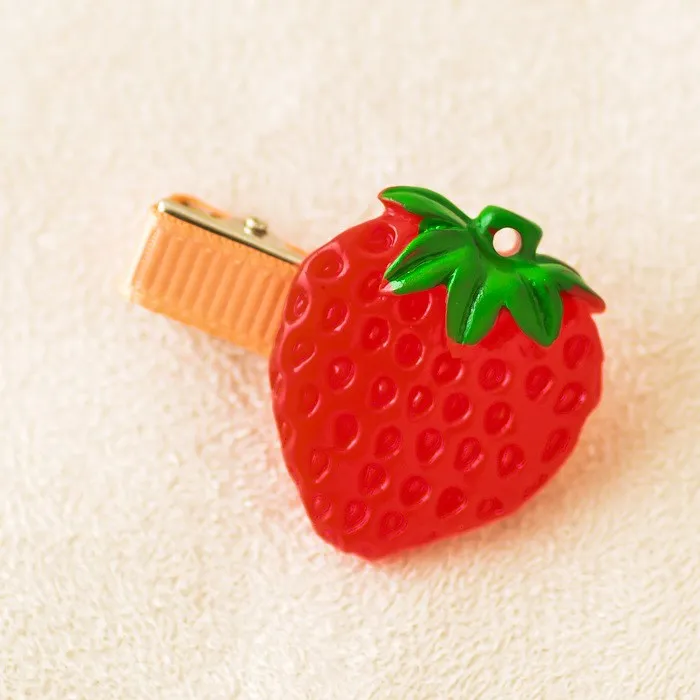 1PCS Korean New Fruit Hair Clip Kids Headband Acrylic Sweet Hair Accessories Boutique Flower Barrettes Girl Gift