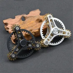 Fingertip Gyro Hand Spinner, Fingertip Brinquedos para Crianças, Adolescentes Adultos, Alívio do Estresse, Criativo, Metal Atualizado, Presentes de Aniversário, EDC, 3 Engrenagem, 4 Engrenagem, 9 Engrenagem