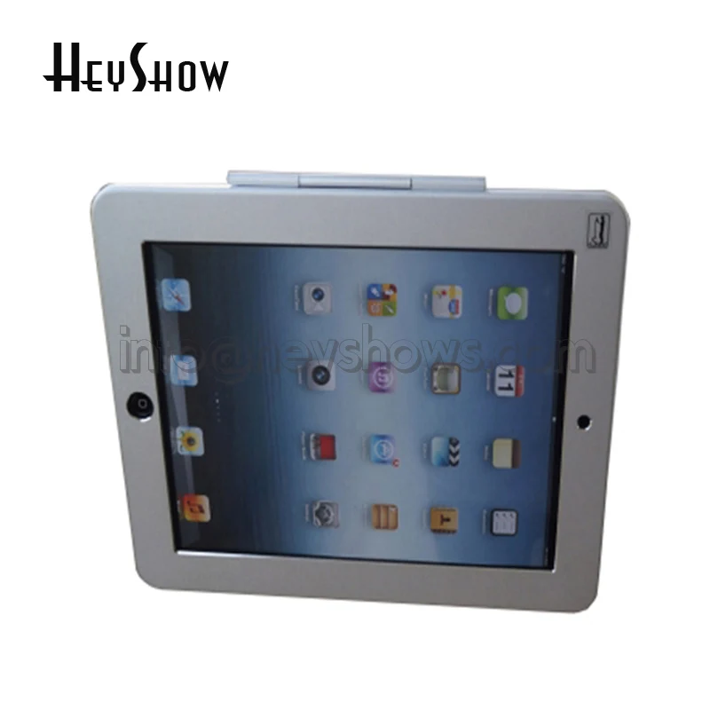 Adjustable Aluminum Alloy Tablet Stand with Lock And Key - Secure Display Holder for iPad 2 3 4 - Ergonomic Design for Tablets