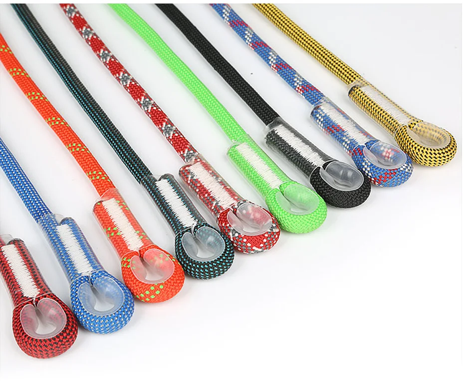 Xinda Professional Rock Climbing 10,5 mm statisches Lanyard, schützende Augenschlinge, Bergsteigerausrüstung – Detail 6