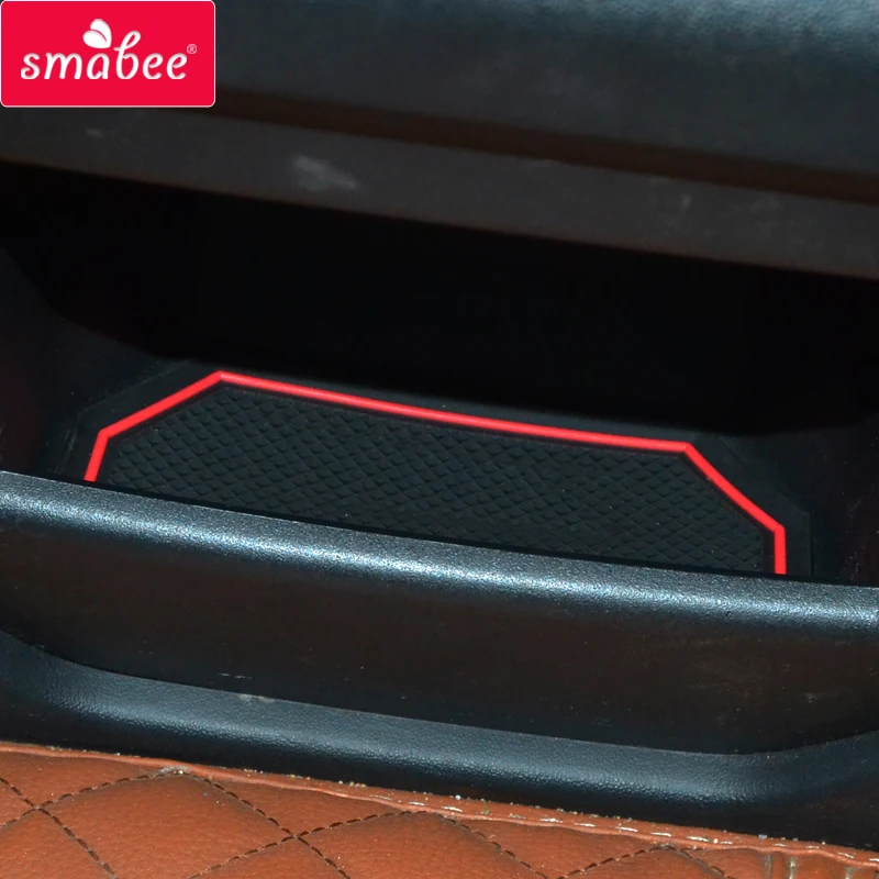 Smabee Car Anti-Slip Gate Slot Mat For Land Rover Range Rover Evoque 2012 ~ 2018 Interior Accessories Cup Holders Car Coaster