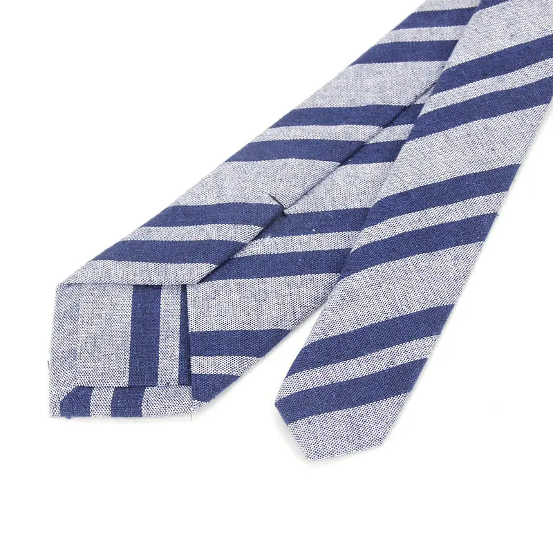 Fashion Cotton Stripe Ties For Men Casual Plaid Necktie Gravatas Corbatas Slim Suit Vestidos Mens Neckties Party Narrow Neck Tie