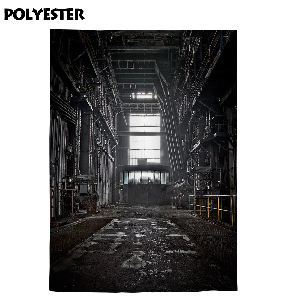 Funnytree-fondo fotográfico para estudio fotográfico, photobooth de fábrica vintage, ventana de construcción, fondo interior