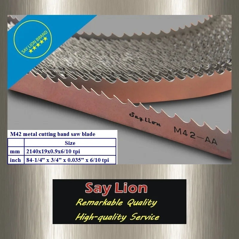 

2140x19x0.9x6/10T HSS metal cutting band saw blade M42 Bi-Metal