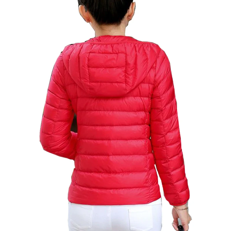 New Brand 90% White Duck Down Jacket Women Autumn Winter Warm Coat Lady Ultralight Duck Down Jacket Female Windproof Parka