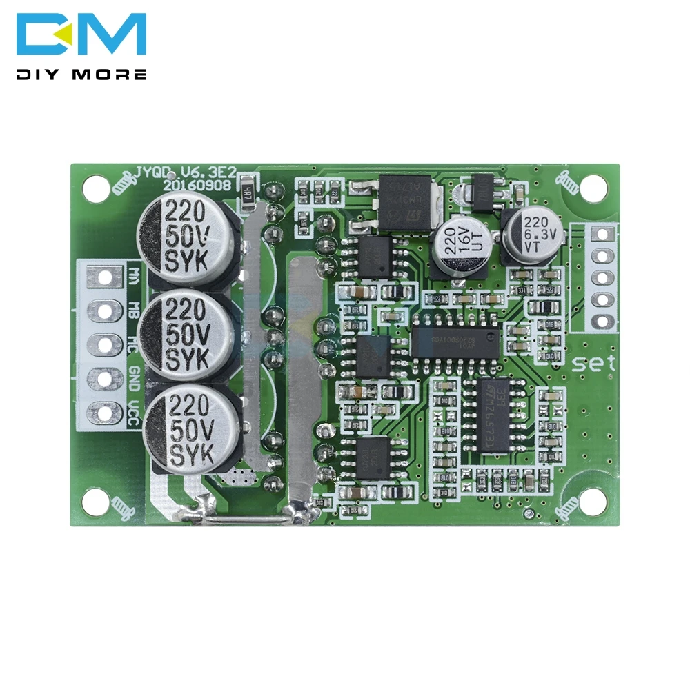 DC 12V-36V 500W PWM Controller motore Brushless Motor Control Hall Motor Balancing Automotive Balanced BLDC Car Driver Control