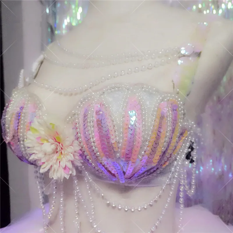 New Design Led Sexy Women Dress Costume Led girl Show Costumes Performance Cosplay Female Clothes Dance Suit