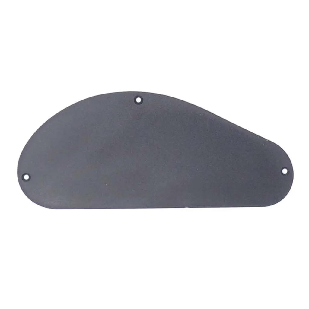 Sand Grinding Guitar Pickguard Cavity Cover Back Plate for Electric Guitar Bass Replacement Black for Electric Guitar Bass