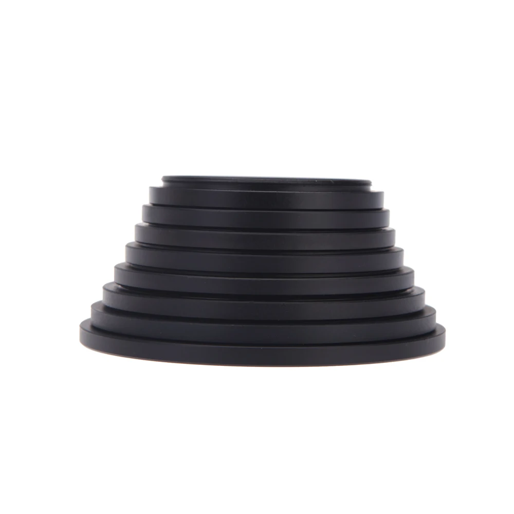 8pcs Filter Step Up Rings Adapter 49-52-55-58-62-67-72-77-82mm 49mm-82mm Filter Lens Camera Accessories High Quality