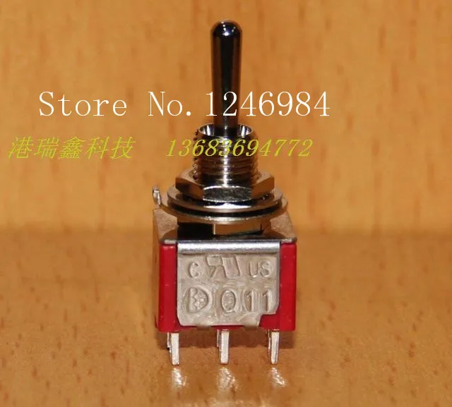 

[SA]T8012A dual six -pin dual trigger reset M6.35 small toggle switch Q11 Taiwan Deli Wei 1MD4--50pcs/lot