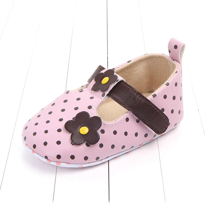 Sapato infantil de flores, mocassins para meninas recém-nascidas de 0 a 18 meses, 3 cores disponíveis, primavera/outono