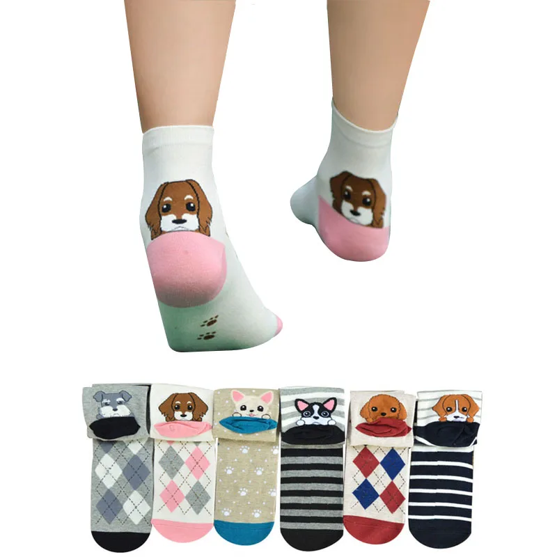 

3 пары, женские хлопковые короткие носки