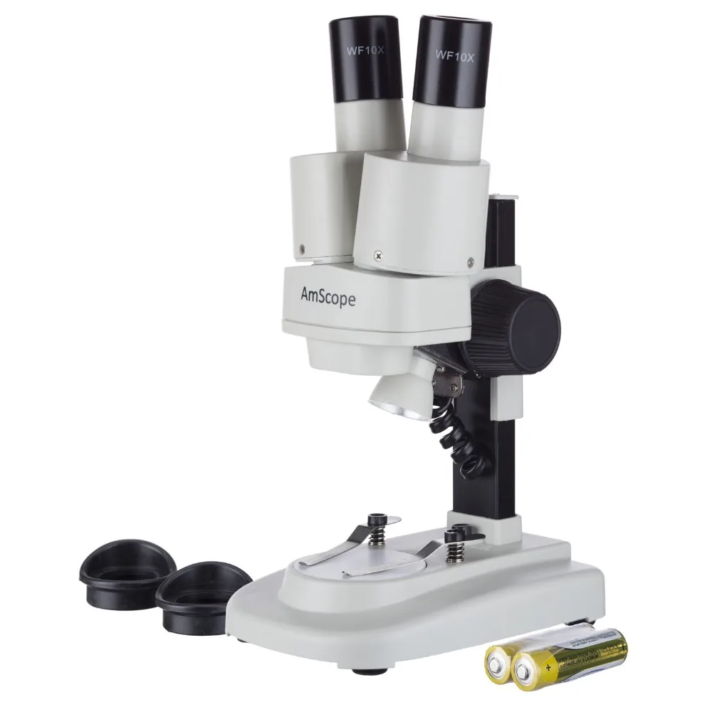 AMSCOPE-KIDS 20X Portable LED Stereo Microscope