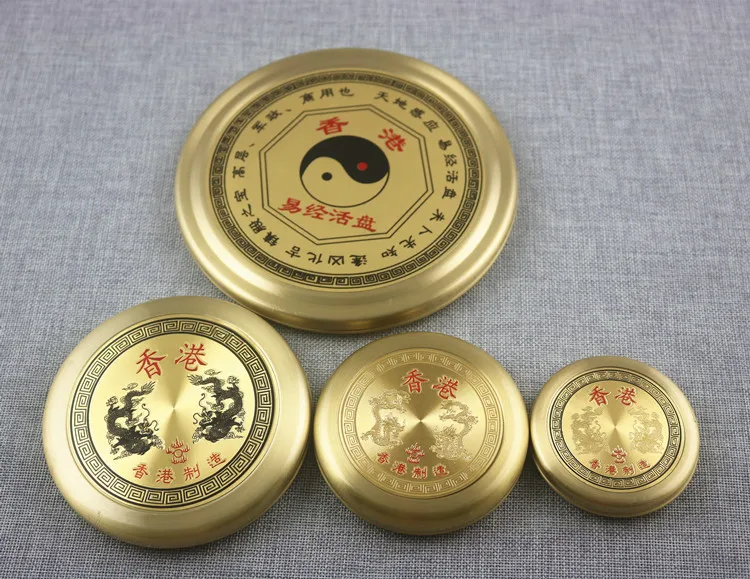 A Set 4PCS TOP Geomantic master tool Asia Hong Kong HOME OFFICE efficacious Yin Yang Feng Shui Pocket large compass LUO PAN